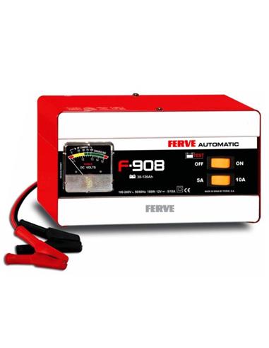 CARGADOR 12V F-908-30AH/120AH - FERVE - HF/AUTOMATIC