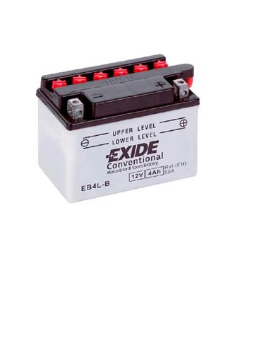 BATERIA MOTO ETX4L-BS EXIDE AGM 12V 3A - con ácido